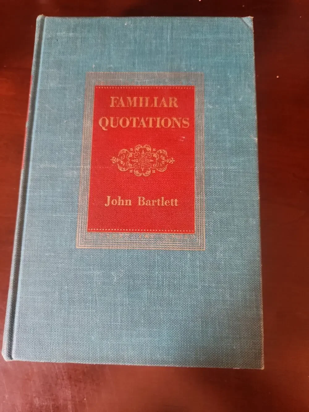 Vintage Familiar Quotations By John Bartlett Hardcover Book 1955